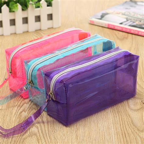 clear cosmetic bags wholesale